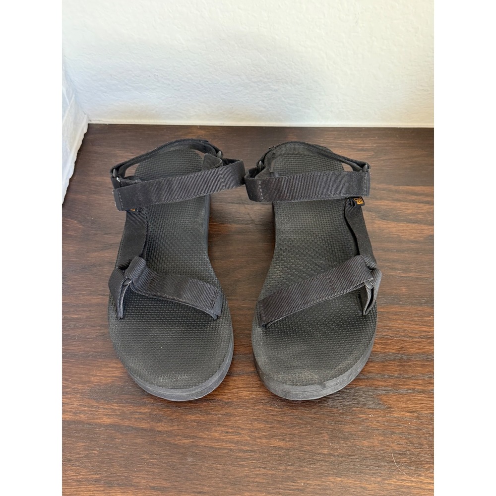 Teva Midform Universal Black Platform Sandals Womens 10